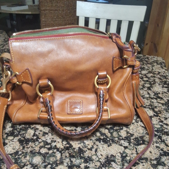 Dooney & Bourke Brown Leather Satchel